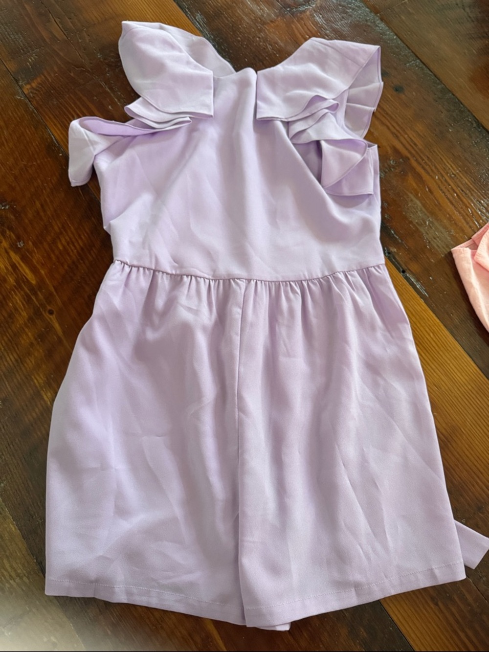 Mayoral Lavender Ruffle Sleeve Dress